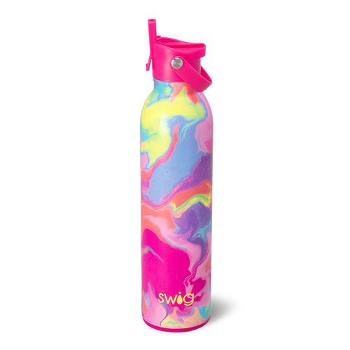 Swig Life 26oz Candy Crush Insulated Flip + Sip Cap Water Bottle