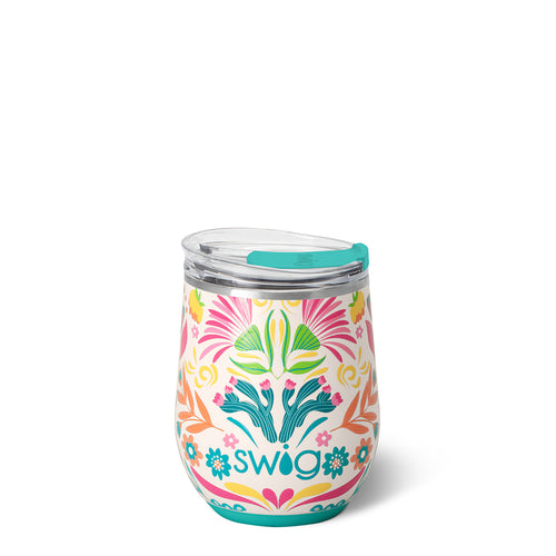 Baja Bloom Stemless Wine 12oz