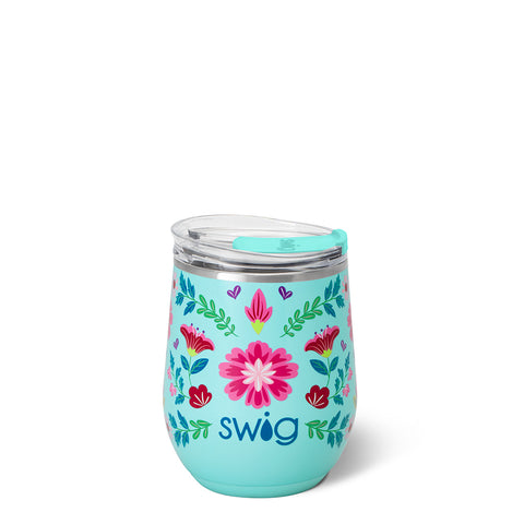 Flora Rosa Stemless Wine 12oz