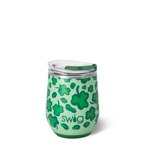 Lucky Leopard Stemless Wine 12oz