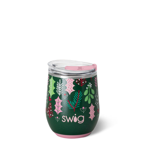 Merry Mistletoe Stemless Wine 12oz
