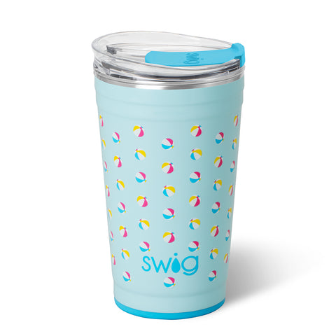 Beach Balls Plastic Tumbler 24oz