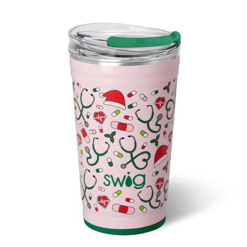 Santa's Scrubs Party Cup 24oz