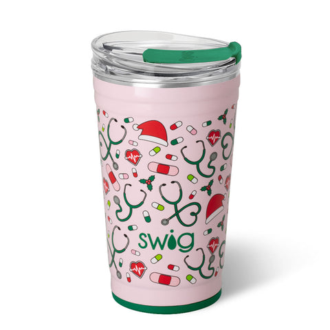 Santa's Scrubs Tumbler 32oz
