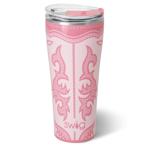 Boot Scootin' Pink Tumbler 32oz