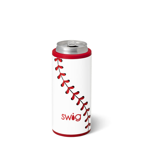 Baseball Skinny Can Cooler 12oz
