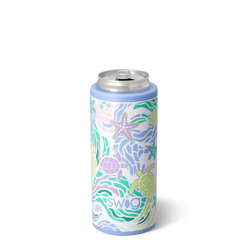Sea Swirl Skinny Can Cooler 12oz