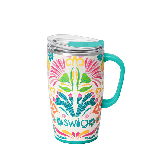 Baja Bloom Travel Mug 18oz