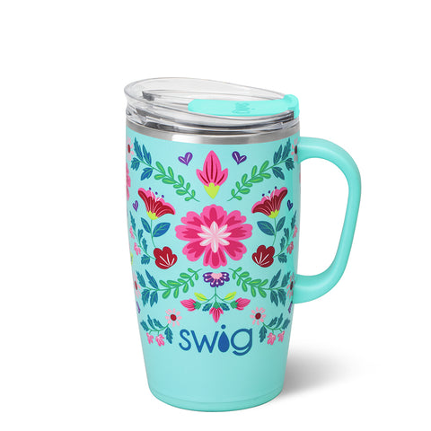 Blushing Camo Travel Mug 22oz
