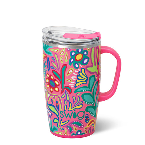 Flora Azul Travel Mug 18oz
