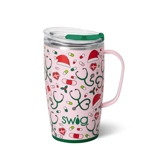 Santa's Scrubs Tumbler 32oz