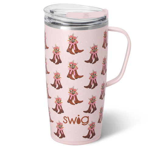 Swig Life 22oz Cowgirl Coquette Insulated Travel Mug with Handle