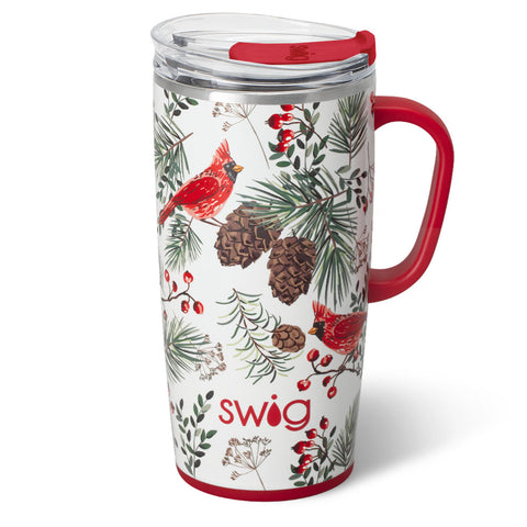 Winter Cardinals Mega Mug 30oz