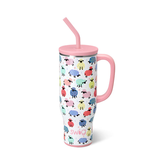 Swig Life 30oz Counting Sheep Insulated Mega Mug with Handle