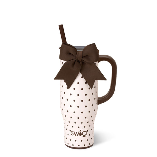 Mocha Dots Mega Mug 30oz