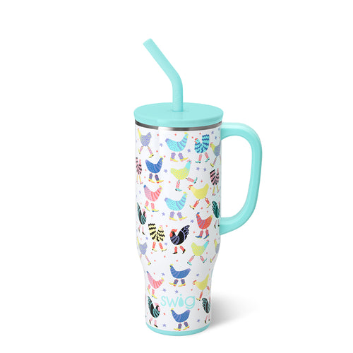 Swig Life 30oz Funky Chicken Insulated Mega Mug with Handle