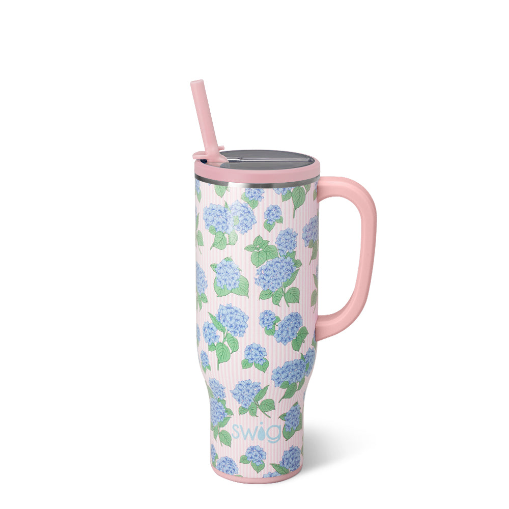 Hydrangeas Mega Mug 30oz – Swig Life