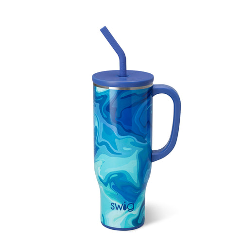 Swig Life 30oz Blue Lagoon Insulated Mega Mug with Handle