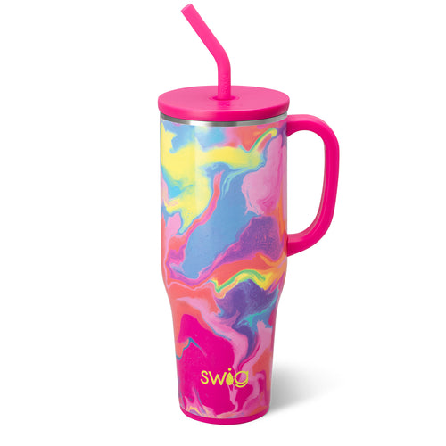 Swig Life 40oz Candy Crush Insulated Mega Mug with Handle