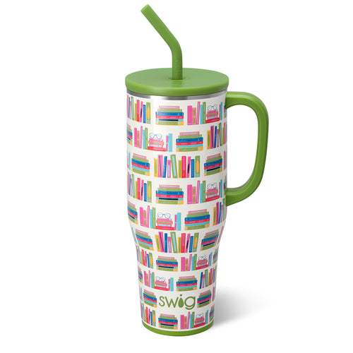 Swig Life 40oz Book Club Insulated Mega Mug with Handle