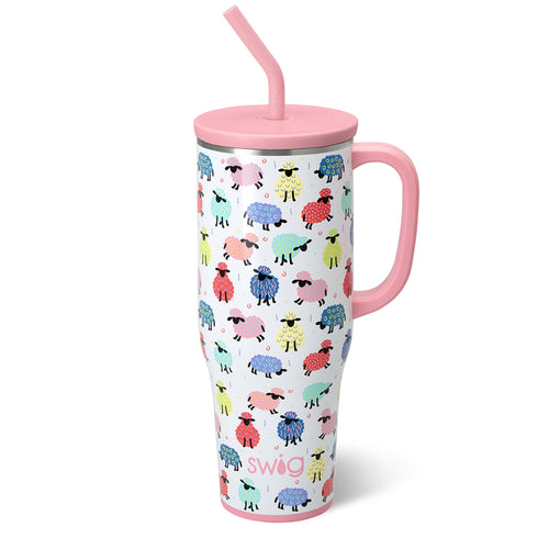 Swig Life 40oz Counting Sheep Insulated Mega Mug with Handle