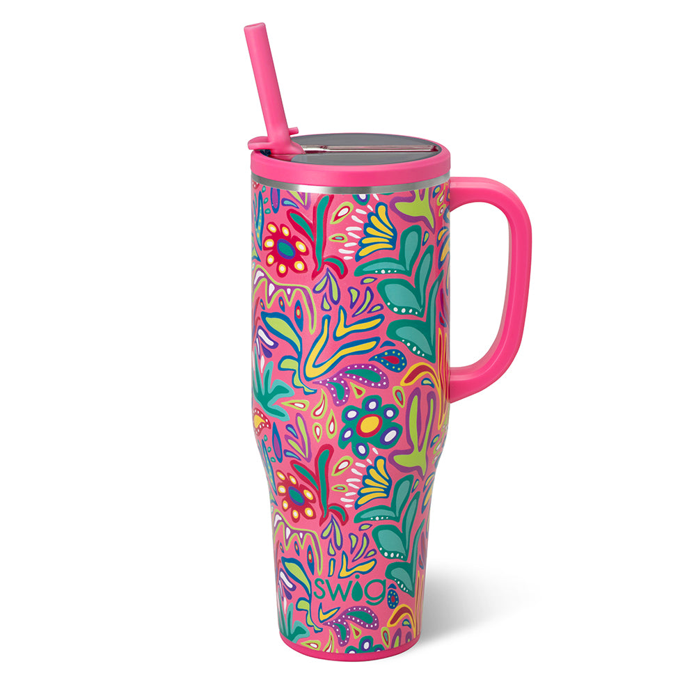 Flora Rosa Mega Mug 40oz – Swig Life