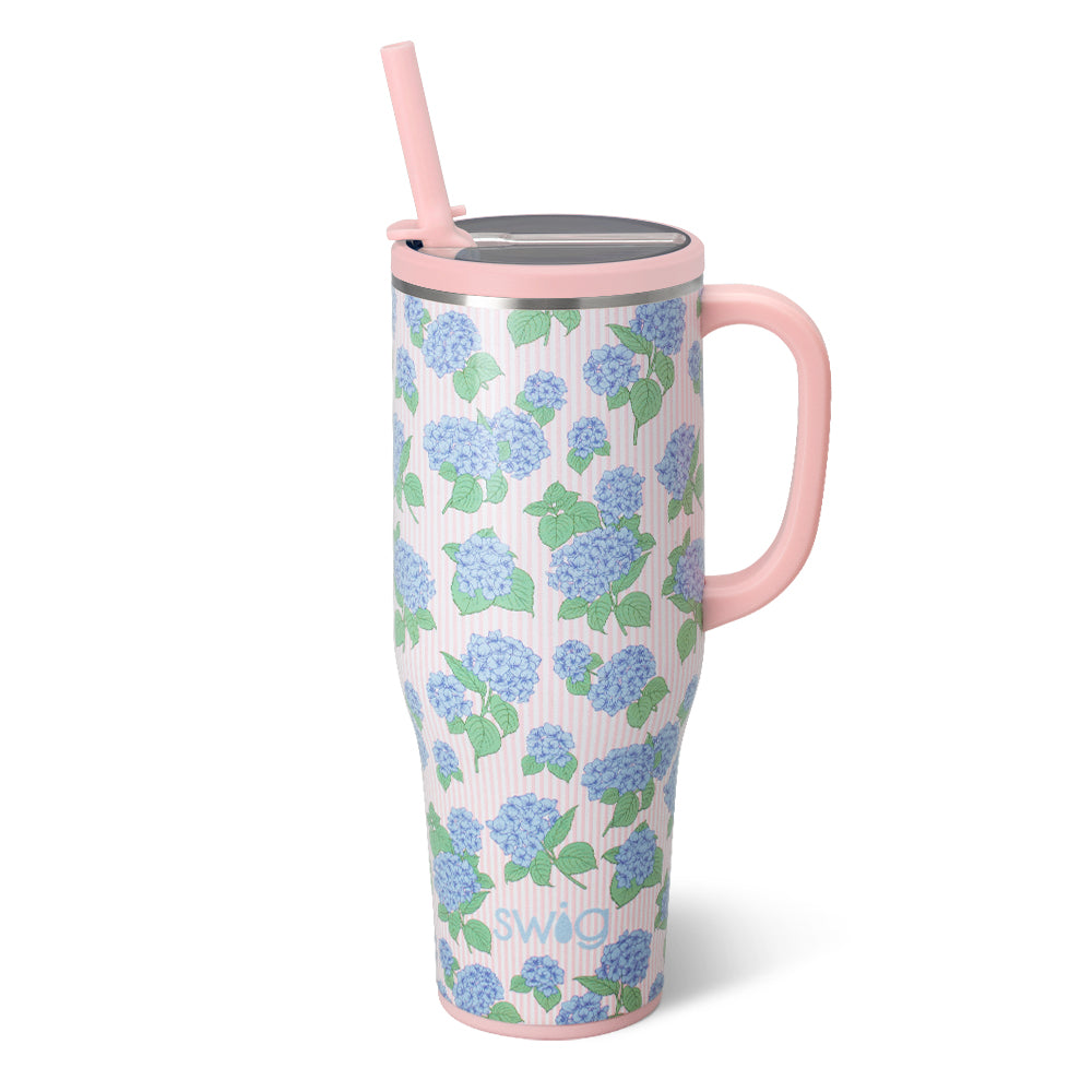 Mega Mug 40oz - Hydrangeas