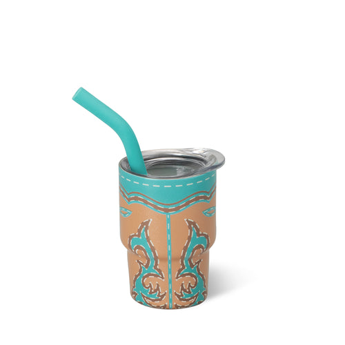 Boot Scootin' Turquoise Swig Shot 2oz
