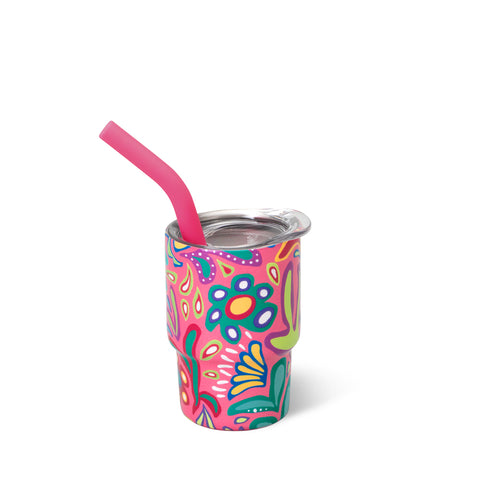 Flora Azul Stemless Wine 12oz