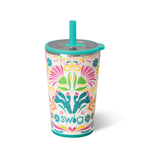 Baja Bloom Party Cup Sipper 14oz