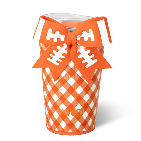 Gameday Gingham Maroon Loopi Tote Bag