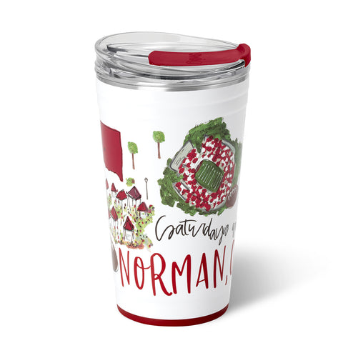 Crimson Flip + Sip Bottle 20oz