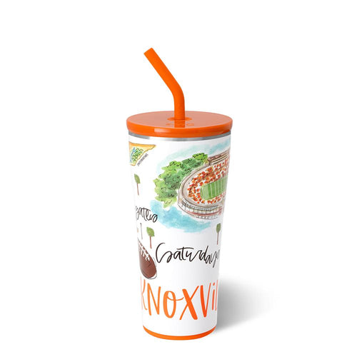 Swig Life 32oz Saturdays in Knoxville Insulated Straw Tumbler