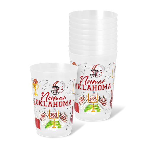Tailgates in Norman Frost Flex Cup 20oz (Set of 8)
