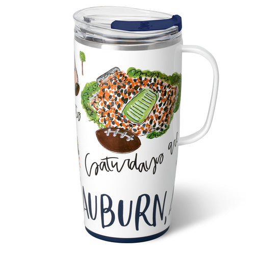 Saturdays in Auburn Travel Mug 22oz