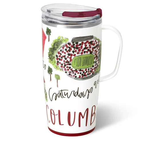 Saturdays in Columbia, SC Travel Mug 22oz