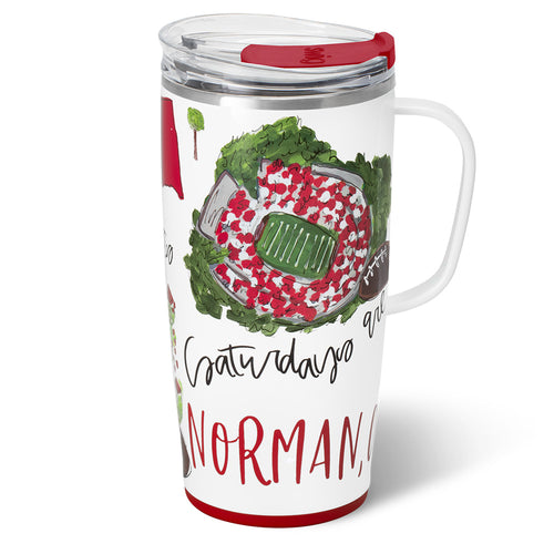 Saturdays in Norman Travel Mug 22oz