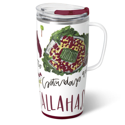 Saturdays in Tallahassee Travel Mug 22oz