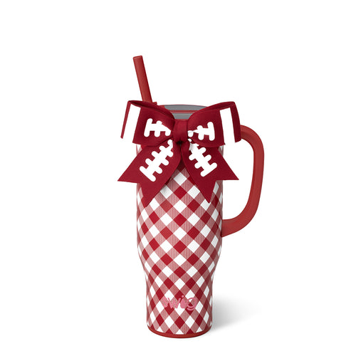 Gameday Gingham Crimson Mega Mug 30oz