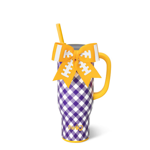 Gameday Gingham Maroon Loopi Tote Bag