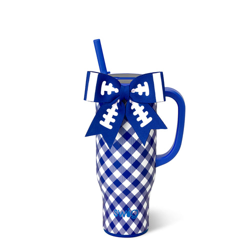 Gameday Gingham Royal Mega Mug 30oz