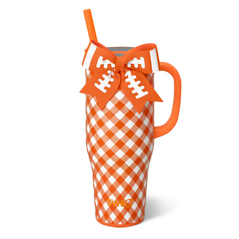 Gameday Gingham Maroon Loopi Tote Bag