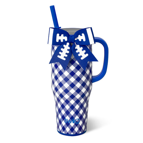 Gameday Gingham Maroon Loopi Tote Bag