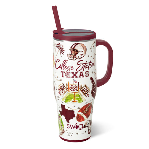 Tailgates in College Station Mega Mug 40oz