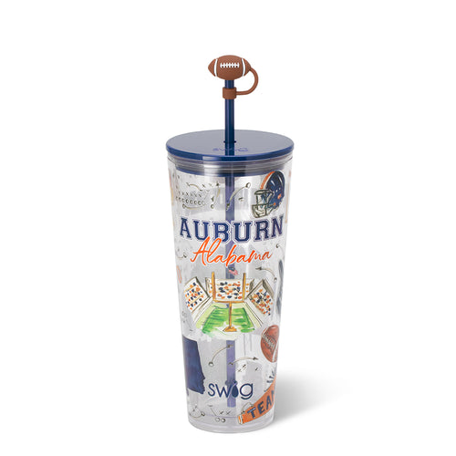 Tailgates in Auburn Plastic Tumbler 24oz
