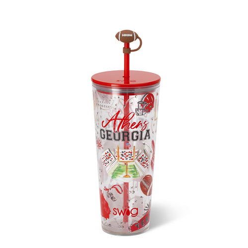 Tailgates in Athens Plastic Tumbler 24oz