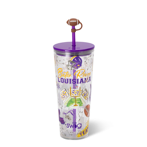 Tailgates in Baton Rouge Plastic Tumbler 24oz