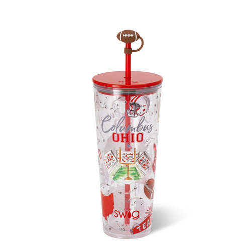 Tailgates in Columbus Plastic Tumbler 24oz