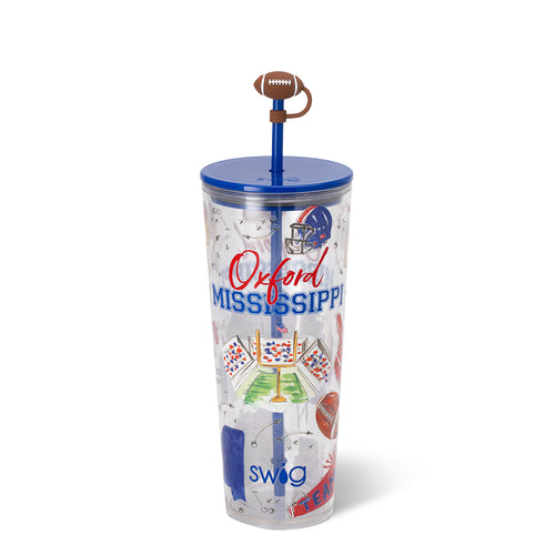 Tailgates in Oxford Plastic Tumbler 24oz