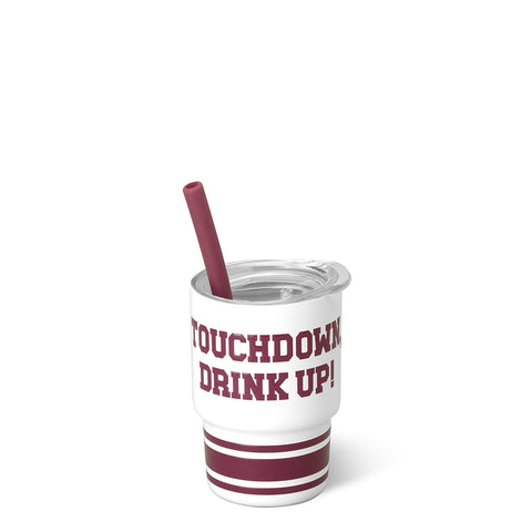 Touchdown Navy + Orange Swig Shot 2oz